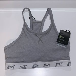 NIKE grey sports bra NWT